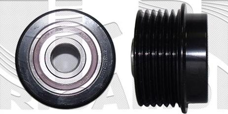 Autoteam A08724 - Pulley, alternator, freewheel clutch car-mod.net