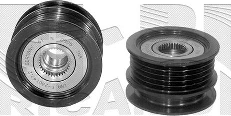 Autoteam A03896 - Pulley, alternator, freewheel clutch car-mod.net