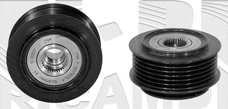 Autoteam A03832 - Pulley, alternator, freewheel clutch car-mod.net