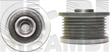 Autoteam A07680 - Pulley, alternator, freewheel clutch car-mod.net