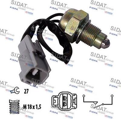 Autoteam C234249 - Reverse light Switch car-mod.net