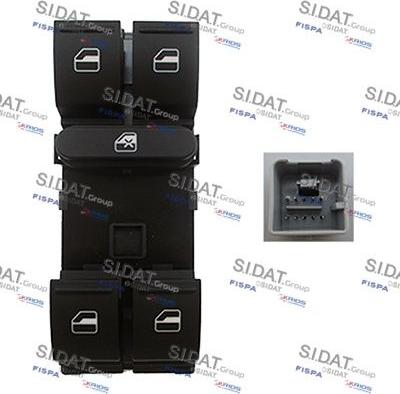 Autoteam E145141A2 - Switch, window regulator car-mod.net