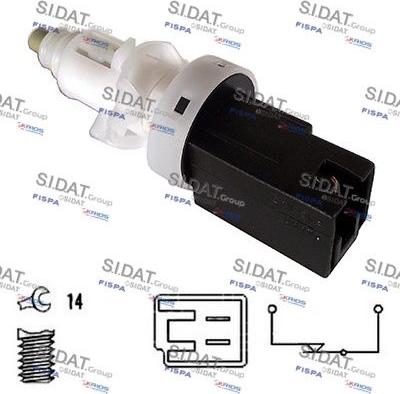 Autoteam E140033A2 - Brake Light Switch / Clutch car-mod.net