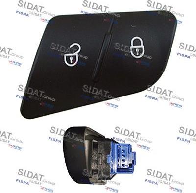 Autoteam F40130A2 - Switch, door lock car-mod.net