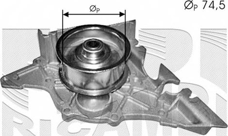 Autoteam WPA409 - Water Pump car-mod.net