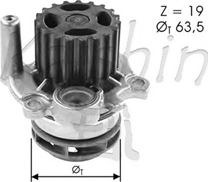 Autoteam WPA380 - Water Pump car-mod.net