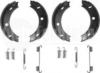AUTOTECHTEILE 4259 - Brake Shoe Set, parking brake car-mod.net