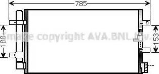 AVA AI5360D - Condenser, air conditioning car-mod.net