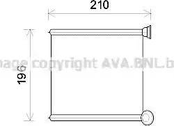 AVA AI6385 - Heat Exchanger, interior heating car-mod.net