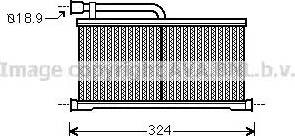AVA AI6296 - Heat Exchanger, interior heating car-mod.net