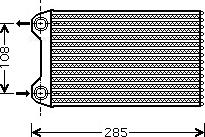 AVA AI 6254 - Heat Exchanger, interior heating car-mod.net