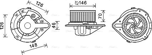 AVA AI8370 - Interior Blower car-mod.net