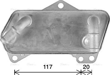 AVA AI3435 - Oil Cooler, automatic transmission car-mod.net
