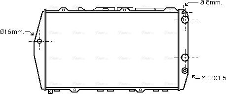AVA AI2019 - Radiator, engine cooling car-mod.net