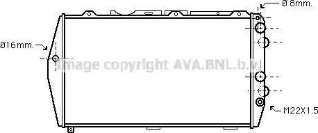 AVA AI 2023 - Radiator, engine cooling car-mod.net