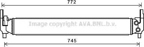 AVA AI2346 - Radiator, engine cooling car-mod.net