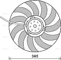 AVA AI 7514 - Fan, radiator car-mod.net