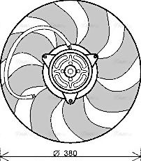 AVA AI 7512 - Fan, radiator car-mod.net