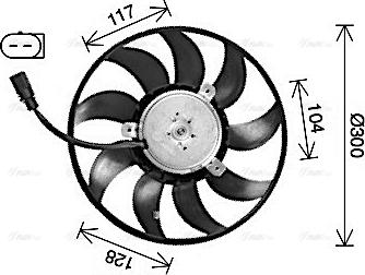 AVA AI7528 - Fan, radiator car-mod.net