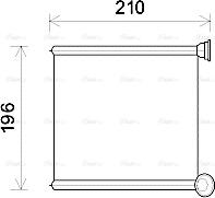 AVA AIA6385 - Heat Exchanger, interior heating car-mod.net