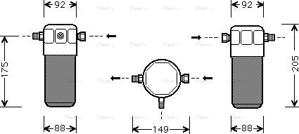 AVA AID032 - Dryer, air conditioning car-mod.net