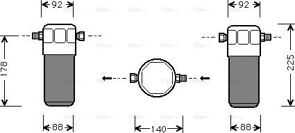 AVA AID154 - Dryer, air conditioning car-mod.net