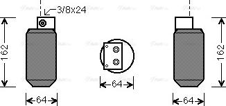 AVA AU D036 - Dryer, air conditioning car-mod.net