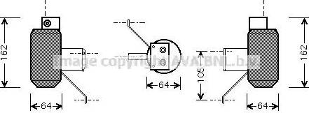 AVA AU D159 - Dryer, air conditioning car-mod.net