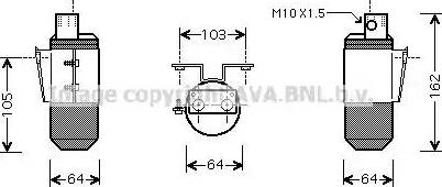AVA AU D170 - Dryer, air conditioning car-mod.net