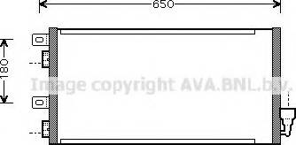 AVA BWA5256 - Condenser, air conditioning car-mod.net