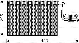 AVA BW V364 - Evaporator, air conditioning car-mod.net