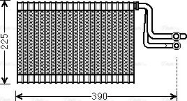 AVA BW V365 - Evaporator, air conditioning car-mod.net