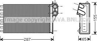 AVA CN 6232 - Heat Exchanger, interior heating car-mod.net