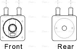 AVA CN3287 - Oil Cooler, automatic transmission car-mod.net