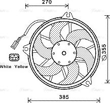 AVA CN 7536 - Fan, radiator car-mod.net