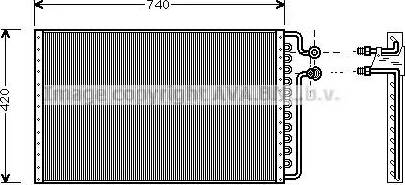 AVA CT 5015 - Condenser, air conditioning car-mod.net