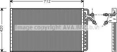 AVA CT 5011 - Condenser, air conditioning car-mod.net