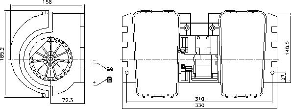 AVA DF8107 - Interior Blower car-mod.net