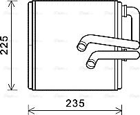 AVA DN6410 - Heat Exchanger, interior heating car-mod.net