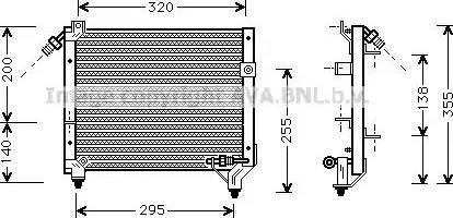 AVA DU 5050 - Condenser, air conditioning car-mod.net
