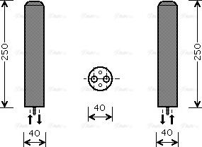 AVA DW D050 - Dryer, air conditioning car-mod.net