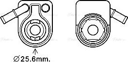 AVA FD3622 - Oil Cooler, engine oil car-mod.net