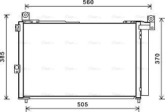 AVA FDA5486D - Condenser, air conditioning car-mod.net