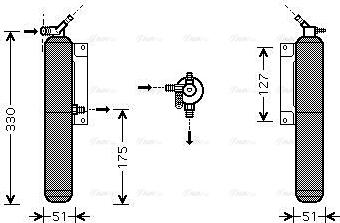 AVA FD D390 - Dryer, air conditioning car-mod.net