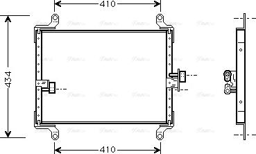 AVA FT 5206 - Condenser, air conditioning car-mod.net