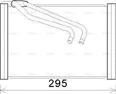 AVA FTV443 - Evaporator, air conditioning car-mod.net