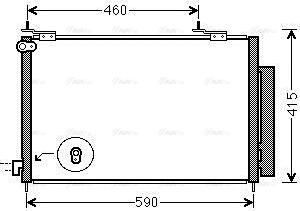 AVA HD5242D - Condenser, air conditioning car-mod.net