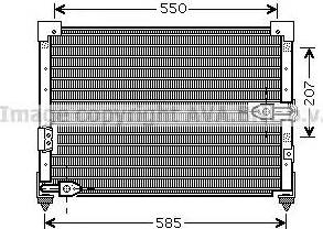 AVA HD5200 - Condenser, air conditioning car-mod.net