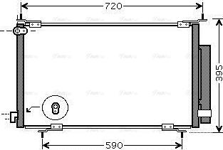 AVA HD5201D - Condenser, air conditioning car-mod.net