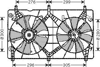 AVA HD 7517 - Fan, radiator car-mod.net